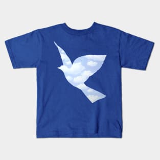 Surrealism Bird Clairvoyance Kids T-Shirt